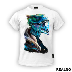 Night King And Dragons - White Walkers - Colors - Game Of Thrones - GOT - Majica