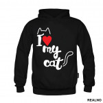 I Love My Cat - Mačke - Cat - Duks