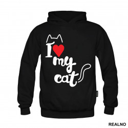 I Love My Cat - Mačke - Cat - Duks I Love My Cat - Mačke - Cat - Duks