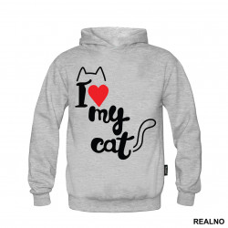 I Love My Cat - Mačke - Cat - Duks I Love My Cat - Mačke - Cat - Duks