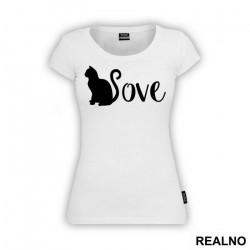 Cat Love - Mačke - Cat - Majica