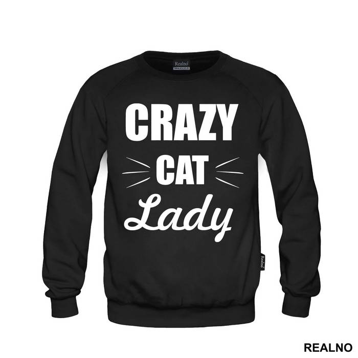 Crazy Cat Lady - Cat Whiskers - Mačke - Cat - Duks