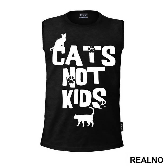 Cats Not Kids - Mačke - Cat - Majica