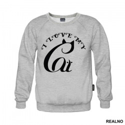 I Love My Cat - Ears - Mačke - Cat - Duks