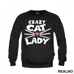 Crazy Cat Lady - Cat Whiskers And Pink Nose - Mačke - Cat - Duks Crazy Cat Lady - Cat Whiskers And Pink Nose - Mačke - Cat - Duks