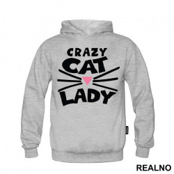 Crazy Cat Lady - Cat Whiskers And Pink Nose - Mačke - Cat - Duks Crazy Cat Lady - Cat Whiskers And Pink Nose - Mačke - Cat - Duks