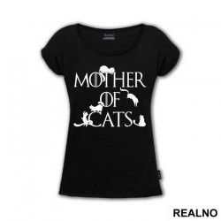 Mother Of Cats - Mačke - Cat - Majica