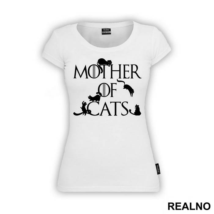 Mother Of Cats - Mačke - Cat - Majica