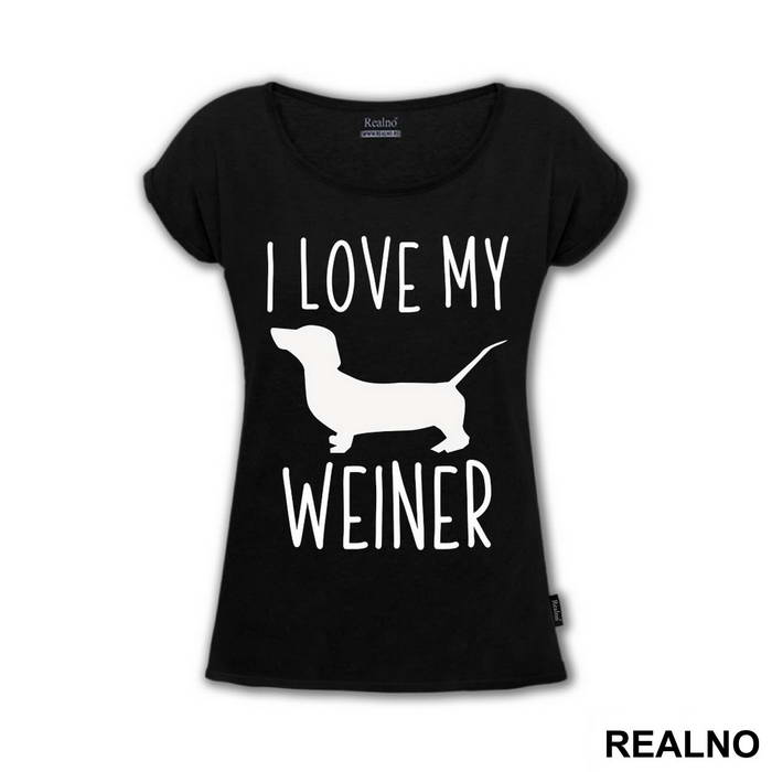 I Love My Weiner - Pas - Dog - Majica