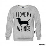 I Love My Weiner - Pas - Dog - Duks
