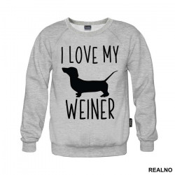 I Love My Weiner - Pas - Dog - Duks