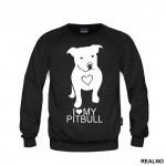 I Love My Pitbull - Pas - Dog - Duks