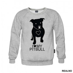 I Love My Pitbull - Pas - Dog - Duks