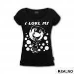I Love My Dalmatian - Pas - Dog - Majica
