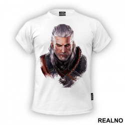 Geralt of Rivia - Drawing - The Witcher - Majica