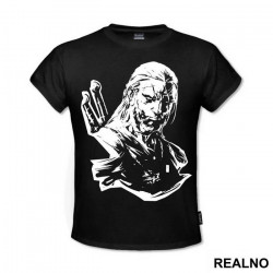 Geralt of Rivia - Sketch - The Witcher - Majica