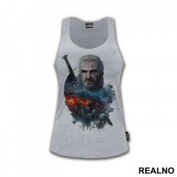 Geralt of Rivia - Blue - The Witcher - Majica