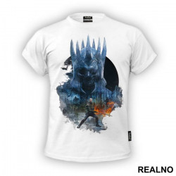 Wild Hunt Rider And Geralt of Rivia - Drawing - The Witcher - Majica