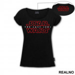 The Last Jedi - Red Logo - Star Wars - Majica