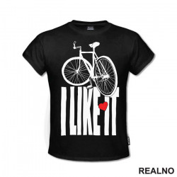 I Like It - Heart - Bickilovi - Bike - Majica