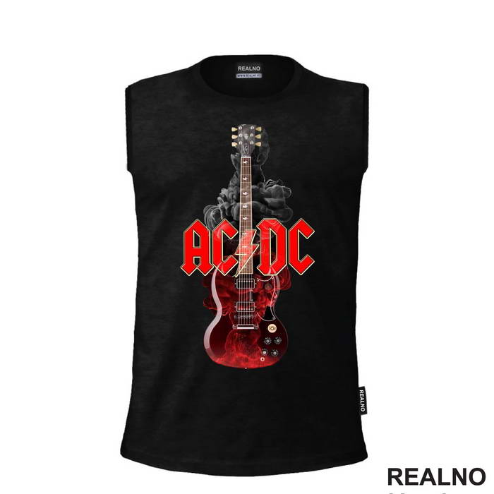 AC - DC - Guitar - Muzika - Majica