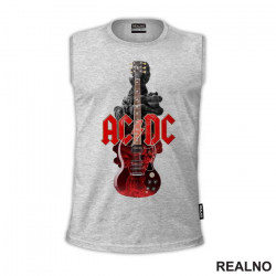 AC - DC - Guitar - Muzika - Majica