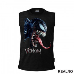 Head And Logo - Venom - Majica