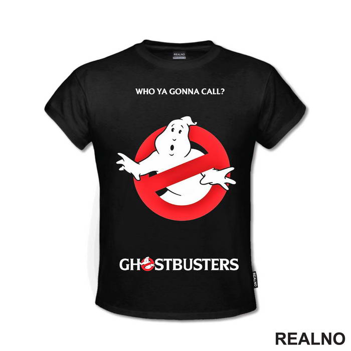 OUTLET - Crna dečija majica veličine 6 - Ghostbusters
