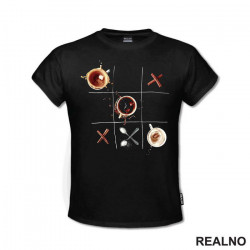 Coffee - Tic Tac Toe - Kafa - Majica
