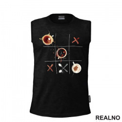 Coffee - Tic Tac Toe - Kafa - Majica