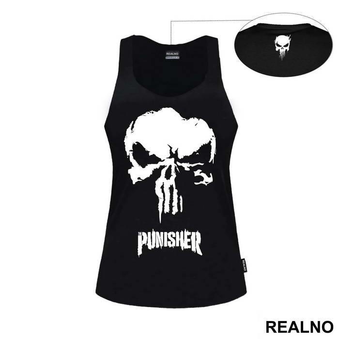 Skull And Logo - Punisher - Majica