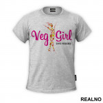 Veg Girl - Eats Veggies - Vegan - Majica