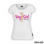 Veg Girl - Eats Veggies - Vegan - Majica