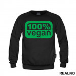 One Hundred Percent Vegan - Green - Vegan - Duks