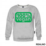 One Hundred Percent Vegan - Green - Vegan - Duks