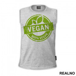 One Hundred Percent Vegan - Green Apple - Vegan - Majica