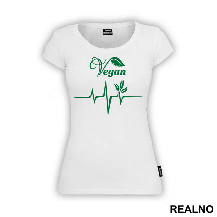 HeartBeat - Green - Vegan - Majica