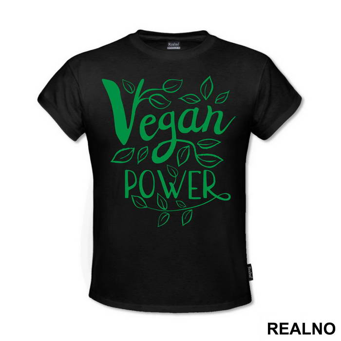 Vegan Power - Green - Vegan - Majica
