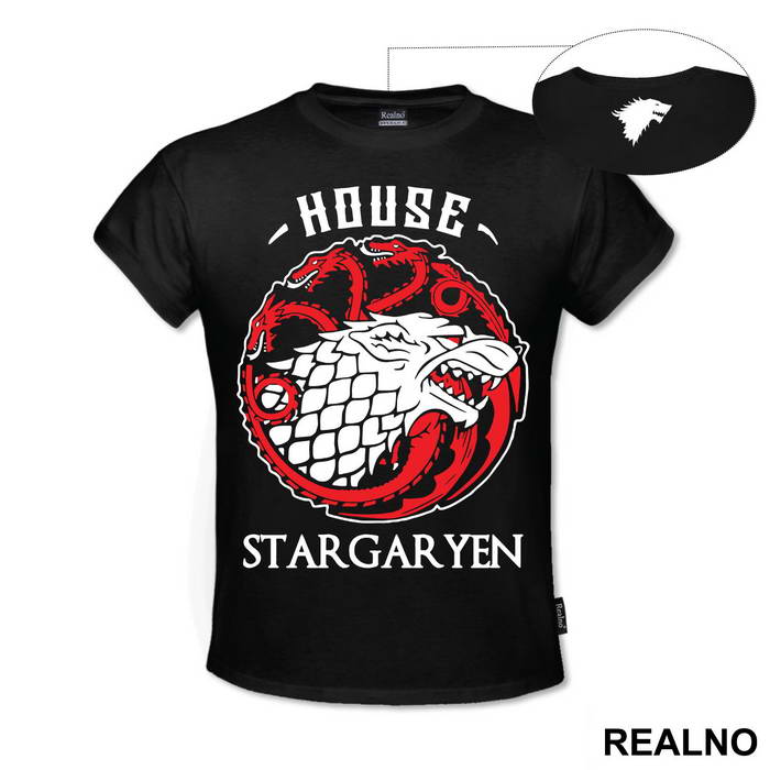 House Stargaryen - House Stark - House Targaryen - Game Of Thrones - Majica