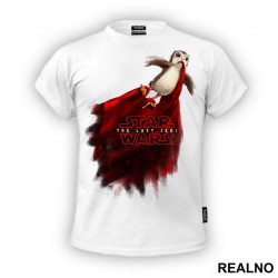 Porg And Red Logo - The Last Jedi - Star Wars - Majica