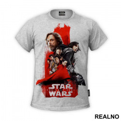 Whole Crew - Drawing - The Last Jedi - Star Wars - Majica