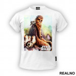 Chewbacca And His Friends - The Porgs - Colorfull - The Last Jedi - Star Wars - Majica