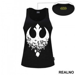 Rebel Alliance - Starships - Falcon - Star Wars - Majica