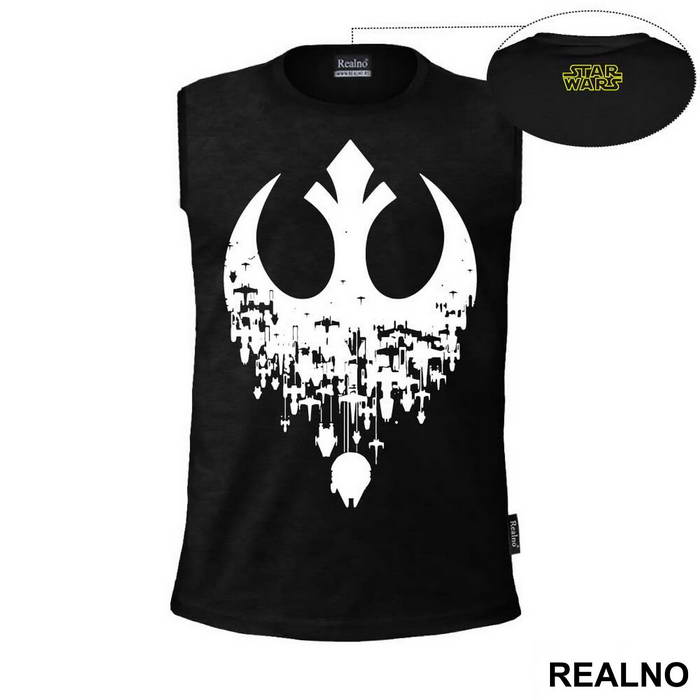 Rebel Alliance - Starships - Falcon - Star Wars - Majica