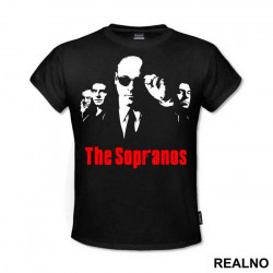 White Outline - The Sopranos - Majica
