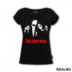 White Outline - The Sopranos - Majica