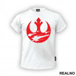 Red Rebel Alliance - Starships - Star Wars - Majica