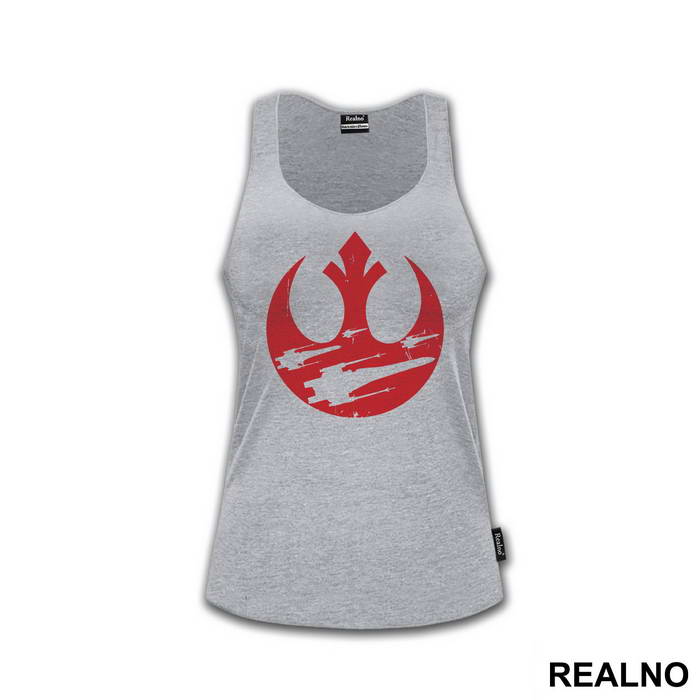 Red Rebel Alliance - Starships - Star Wars - Majica