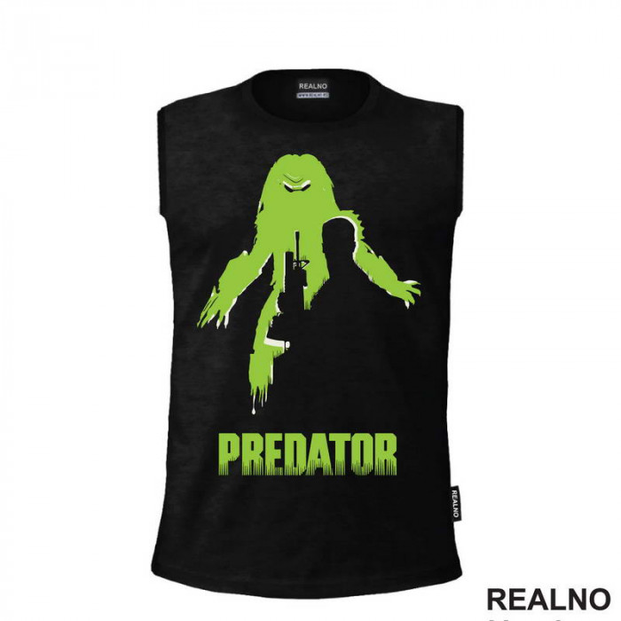 Green Silhouette - Predator - Majica