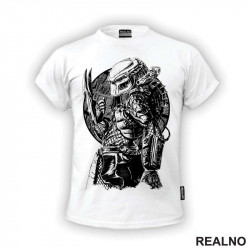 Grey Drawing - Predator - Majica